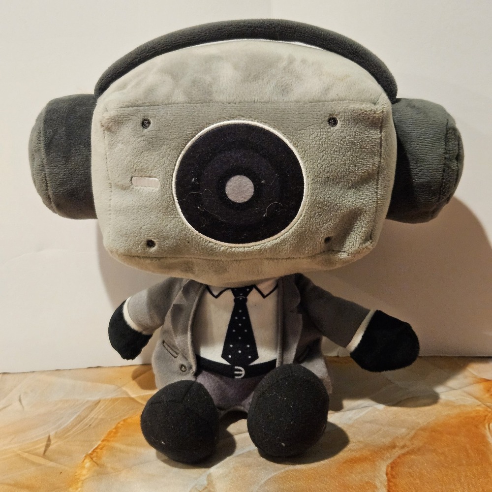 Official Skibidi Toilet Cameraman Plush Gray Suit Camera Head Stuffed Toy